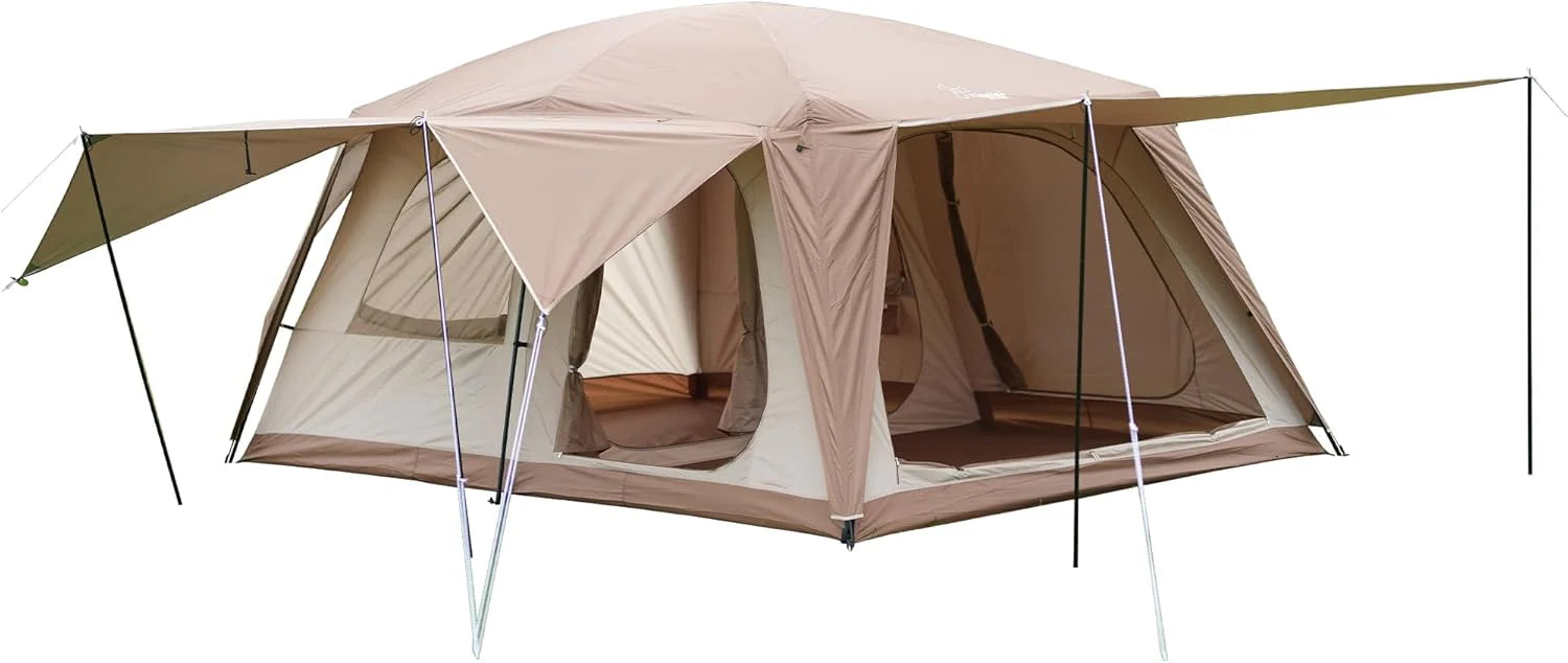 8 to 10 Person Camping Tent Large Waterproof Family Cabin Tent