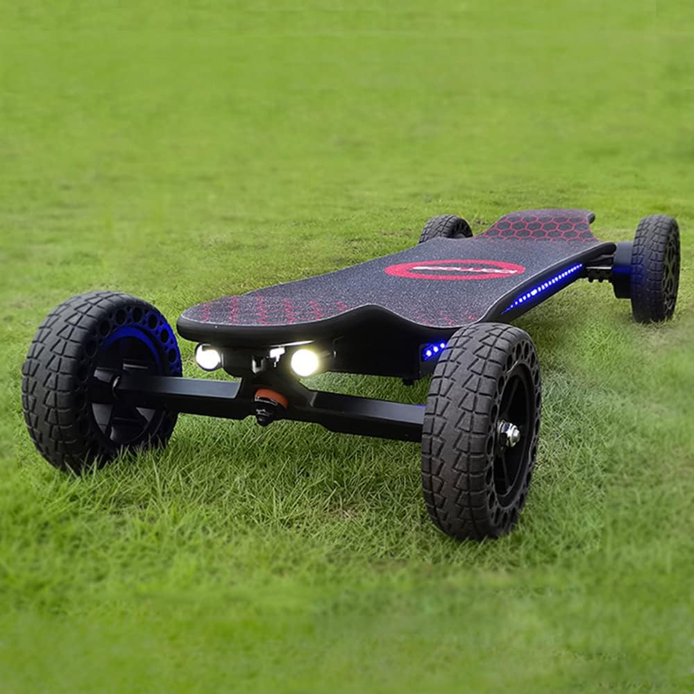 2025 Electric Skateboard 4000 Watts | 12S3P | 35 mph | 22 Mile Range | 6" Wheels | Cool Lights |