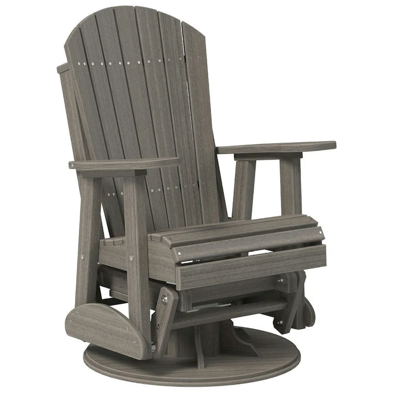 Poly Lumber Adirondack Swivel Glider Chair