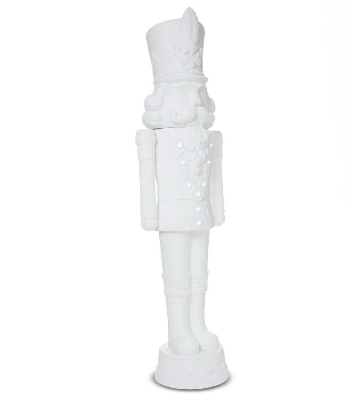 2025 Holiday Time 75” 6 Foot Nutcracker Christmas Statue Decoration, Lights/Music