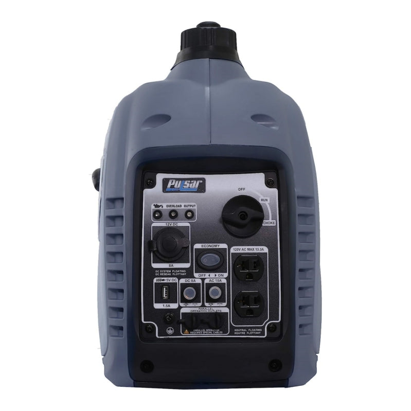 Pulsar 2,300W Portable Gas-Powered Quiet Inverter Generator With USB Outlet & Parallel Capability, Carb Compliant, G2319N