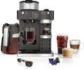 Espresso & Coffee Maker & Barista System, 3 Espresso Brew Styles, Single-Serve Coffee & Nespresso Capsule Compatible, Built-in Frother, Espresso, Cappuccino & Latte Maker, Black