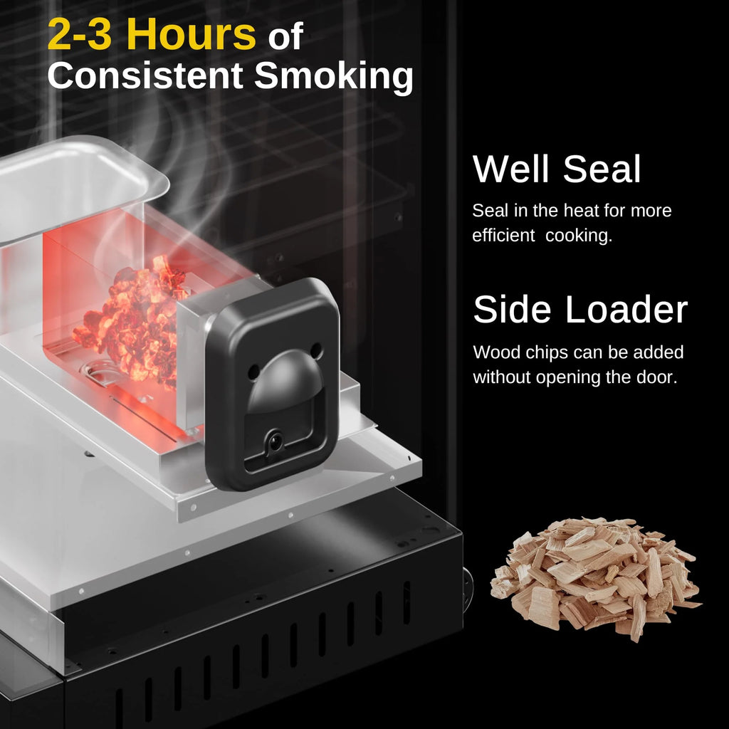 2025 30" Digital Electric Smoker with Glass Door