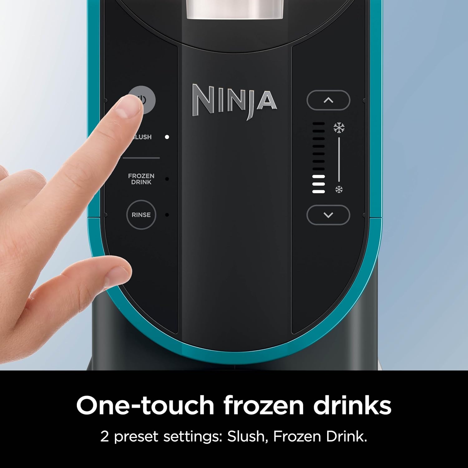 2025 88 oz. Frozen Drink & Slushie Machine, 5 Preset Programs, Margaritas, Frappés, and More, Premium Accents, Black, FS301
