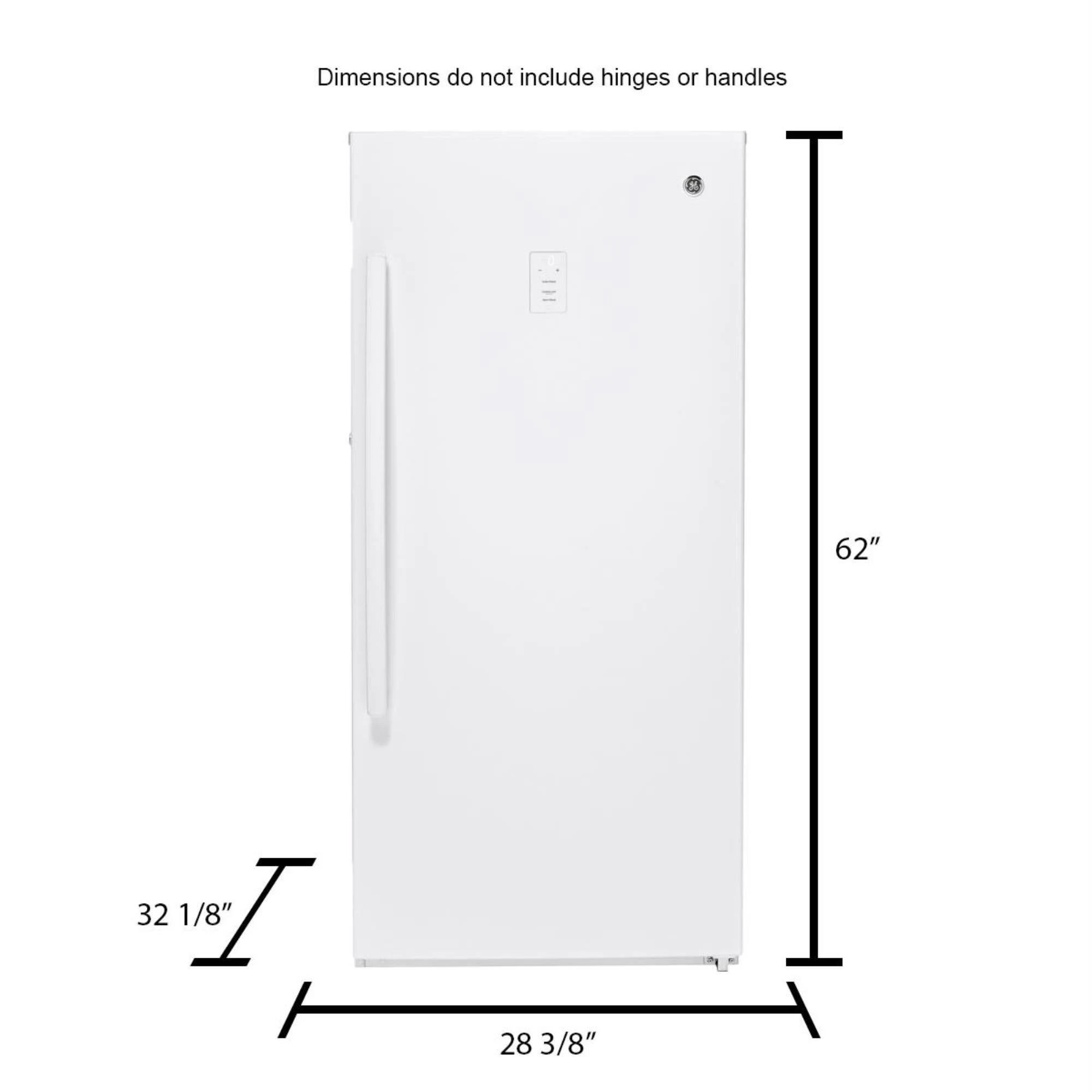 2025 14.1 Cu. ft. White Frost-free Upright Freezer FUF14DLRWW