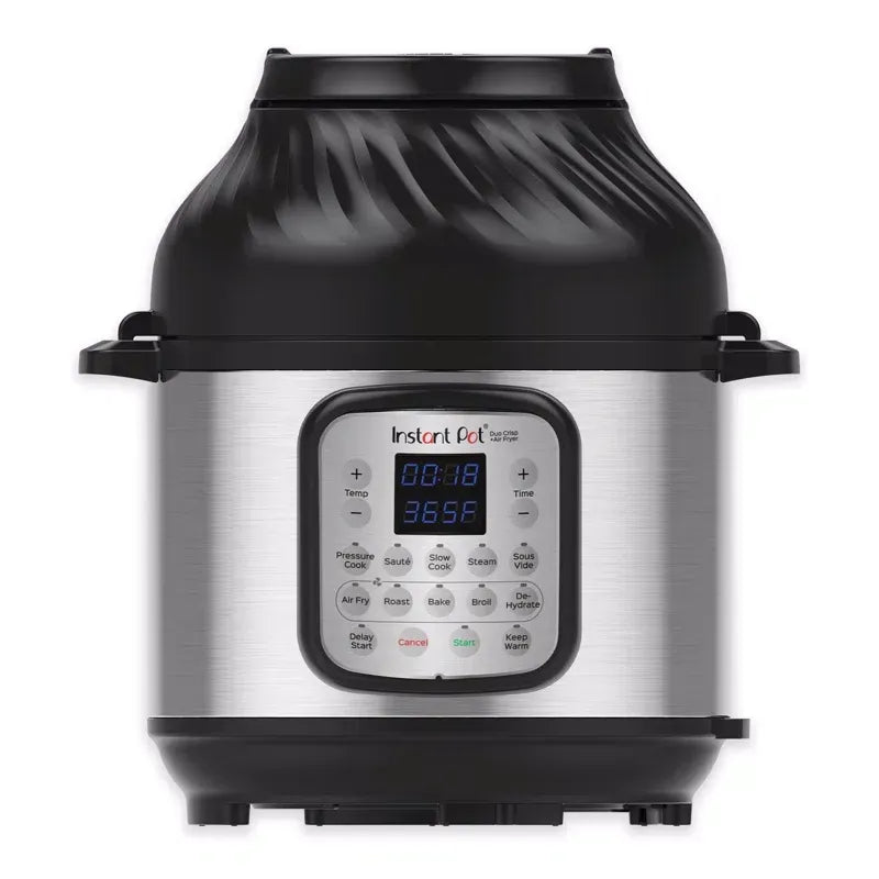 Instant Pot Duo Crisp 11 in 1 Air Fryer &amp; Pressure Cooker, 8 Qt, Stainless Steel