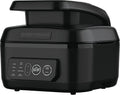 George Foreman Beyond Grill锟�?7-in-1 Electric Indoor Grill with Air Fry Technology, MCAFD800D, Black, Large
