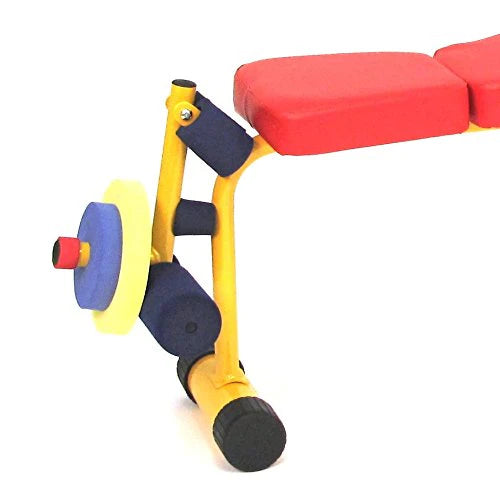 2025 2025 Redmon Fun and Fitness Exercise Equipment for Kids - Weight Bench Set,Incline