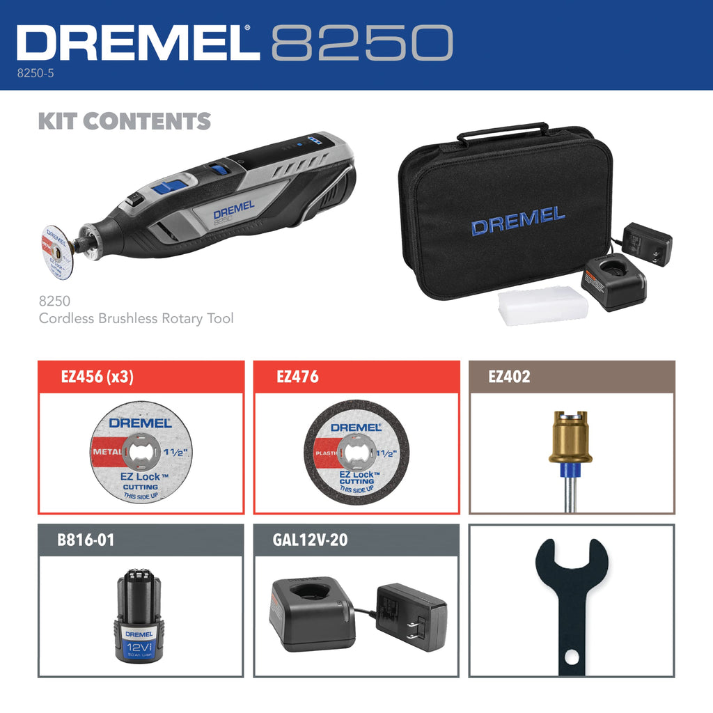 Dremel 12V Lithium-Ion Variable Speed Cordless Rotary Tool