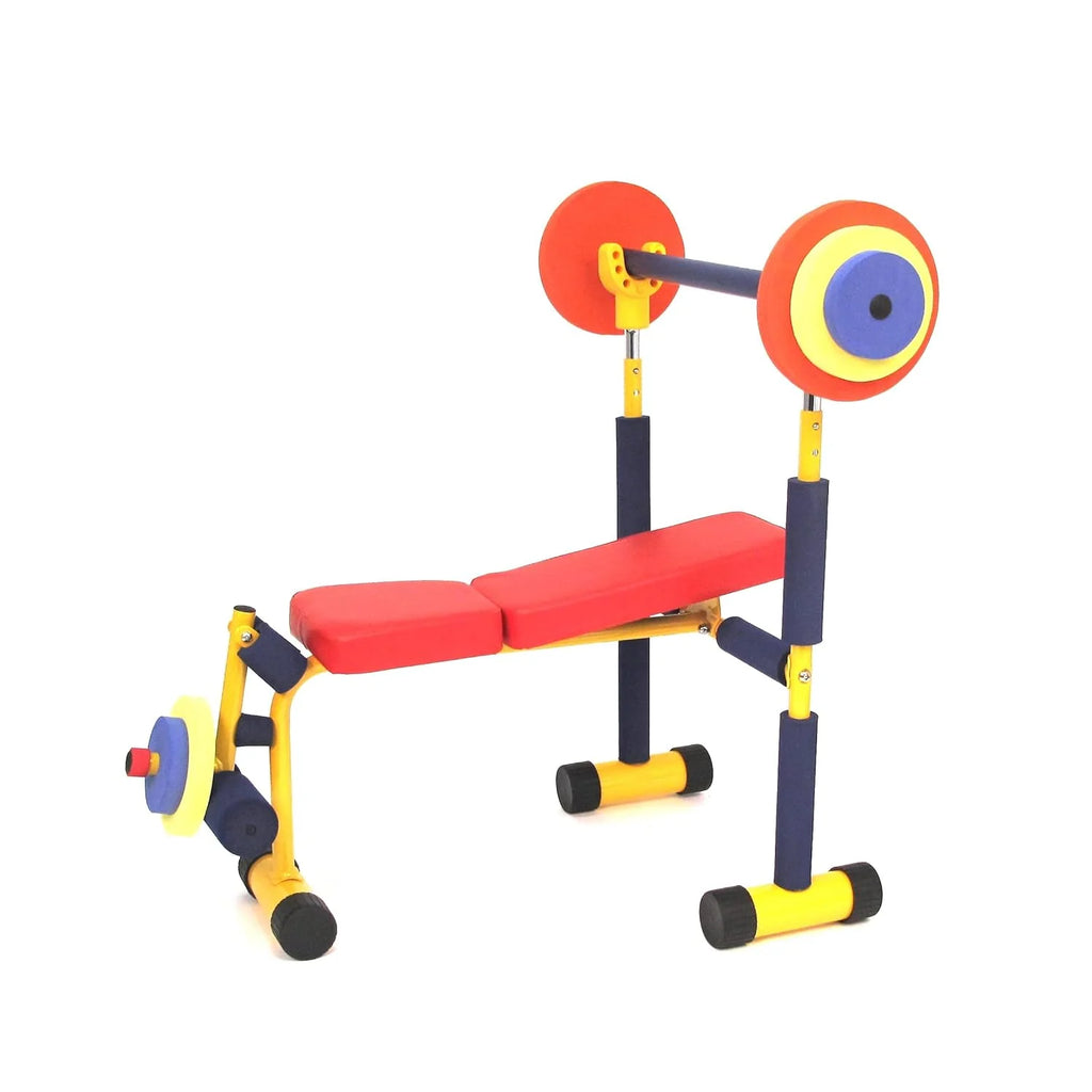 2025 2025 Redmon Fun and Fitness Exercise Equipment for Kids - Weight Bench Set,Incline