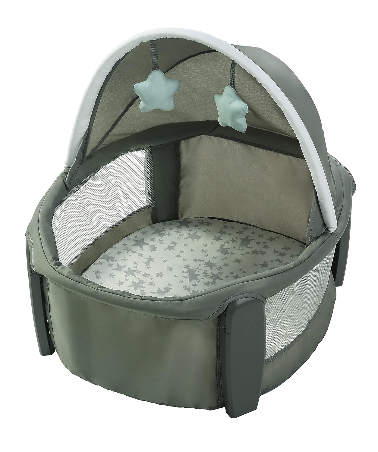 Graco Pack 'n Play Close2Baby Bassinet Playard Features Portable Bassinet Diaper Changer and More Derby