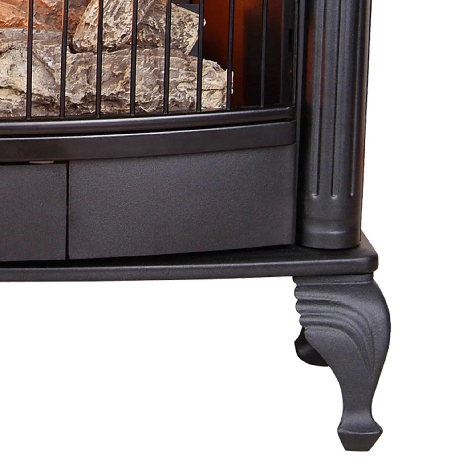 2025 Procom Vent less Dual Fuel Gas Stove - 25,000 BTU, Remote Control, Black Finish - Model# QNSD250RT