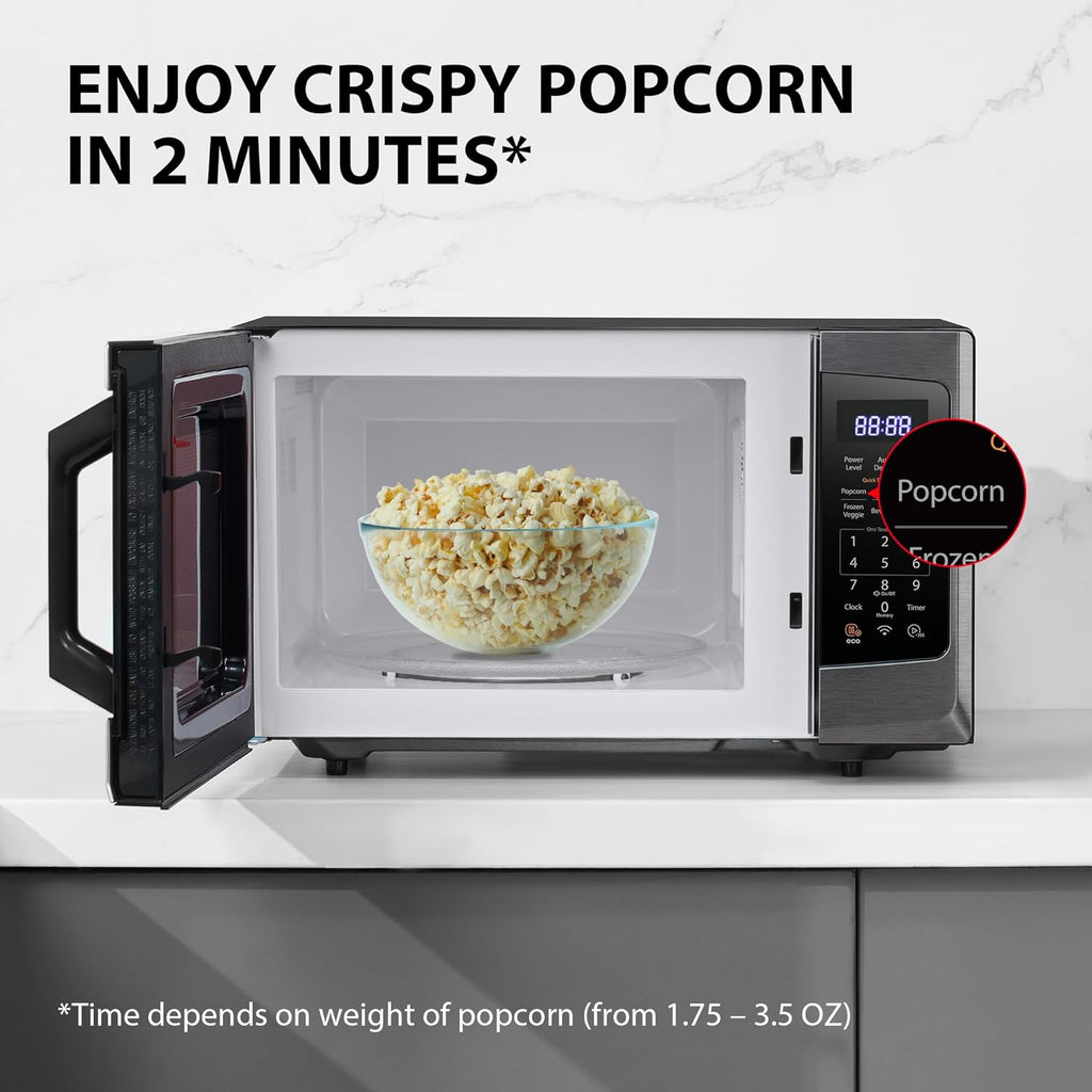 TOSHIBA 4-in-1 ML-EC42P(SS) Countertop Microwave Oven, Smart Sensor, Convection, Air Fryer Combo, Mute Function, Position Memory 13.6′′ Turntable, 1.5 Cu Ft, 1000W, Silver