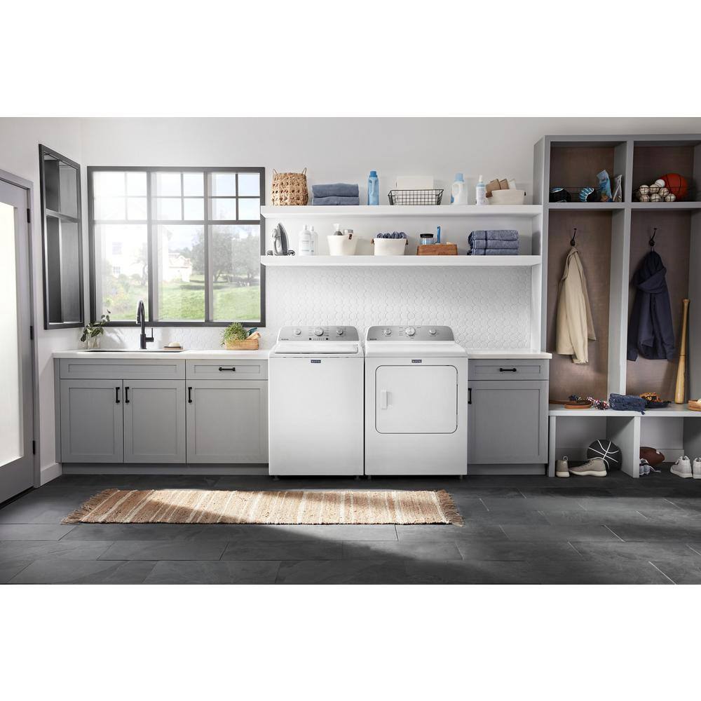 2025 Maytag 7.0 cu. ft. Vented Gas Dryer in White MGD4500MW