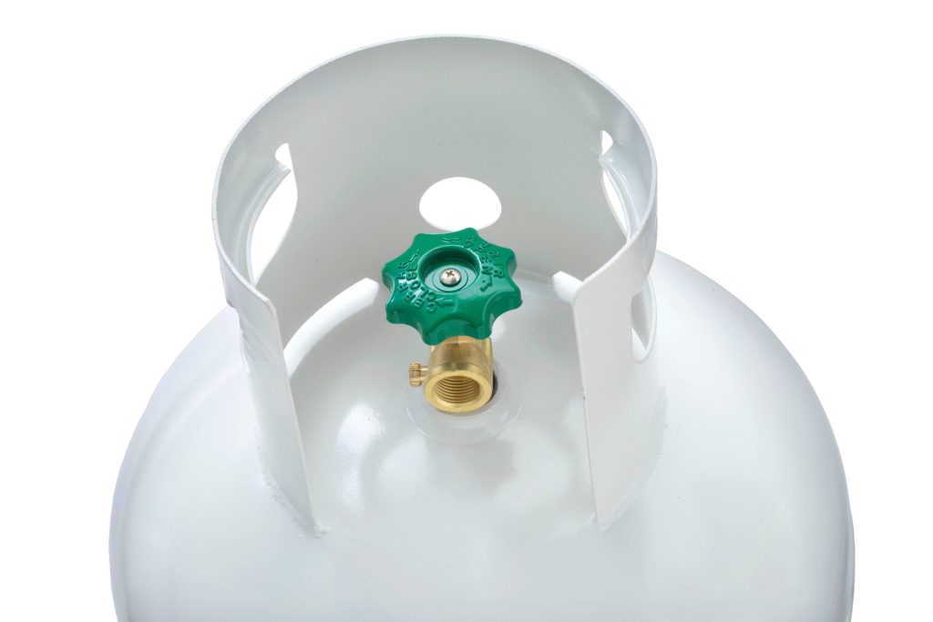 2025 100 lb Steel Propane Cylinder with OPD Valve, DOT Approved, Rust-Resistant, for Grills & Heaters