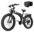 Eletric Bike for Adults 750W Motor 48V 20Ah Removable Battery 26?? Fat Tire Folding E-Bike Shimano 21-Speed MTB Cycling UL2849