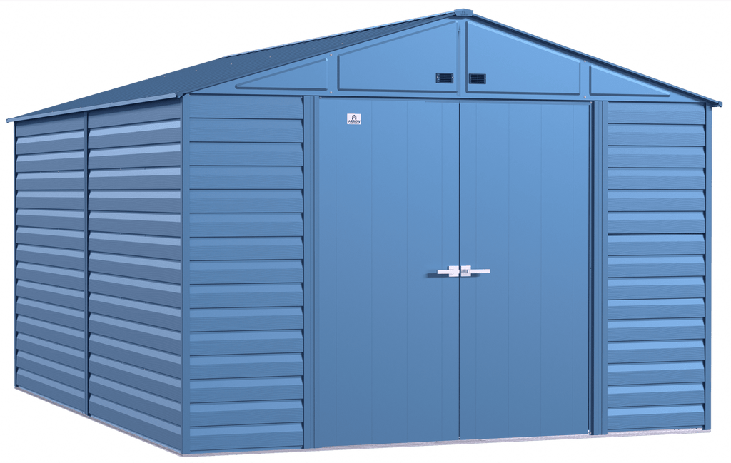 2025 Arrow Select Steel Storage Shed, 10x14, Blue Grey