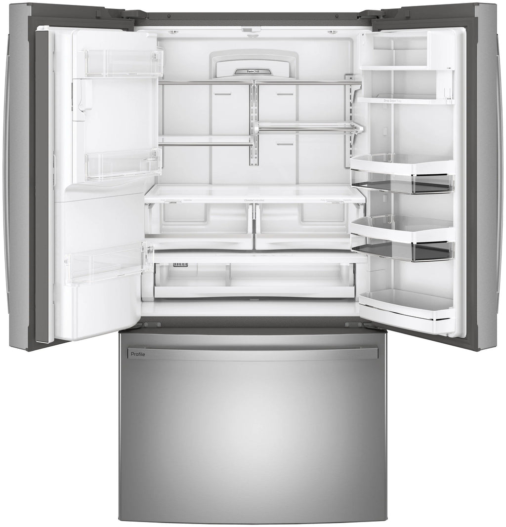 2025 GE ProfileTM Series ENERGY STAR® 27.7 Cu. Ft. Fingerprint Resistant French-Door Refrigerator with Hands-Free AutoFill